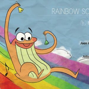 rainbow songs partitures infantils en anglès amb colors