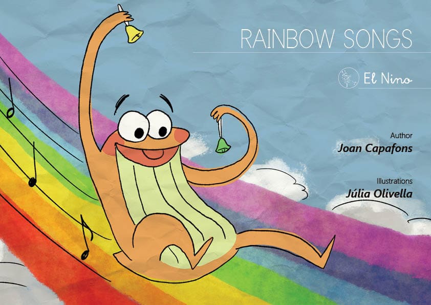 rainbow songs partitures infantils en anglès amb colors