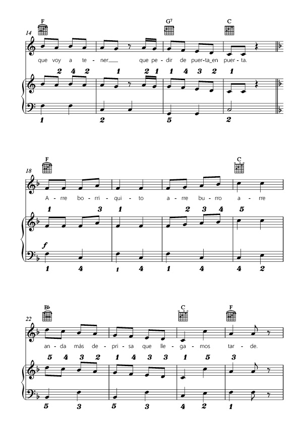 Cancionero de Villancicos para Voz, Guitarra y Piano (Nivel Fácil) - Imatge 7