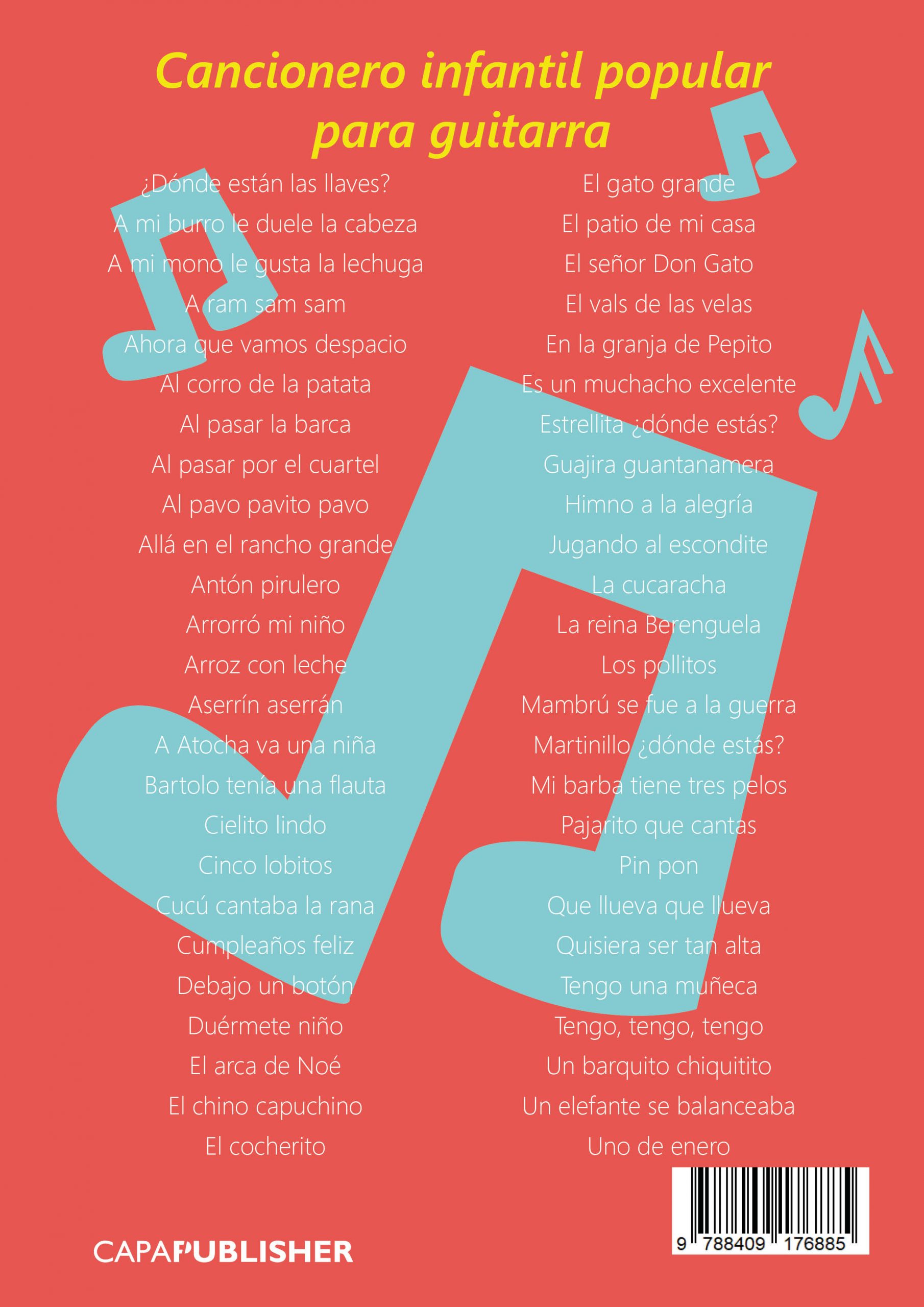 Cancionero infantil popular para guitarra (nivel fácil) - Imatge 5