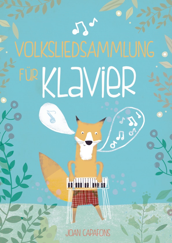 Llibre de partitures infantils per a piano en alemany