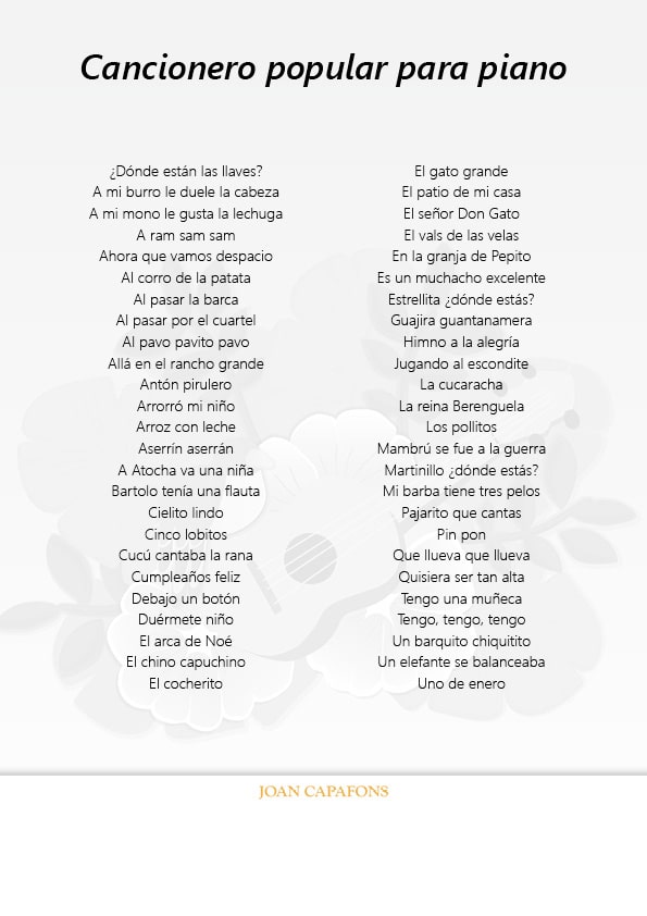 Cancionero popular infantil para piano - Imatge 5