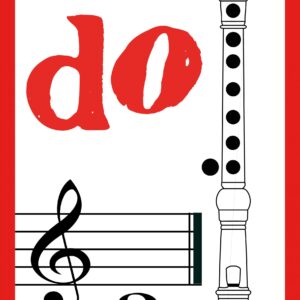 Làmines per l'aula de música flauta dolça soprano digitació alemanya 1 sol forat