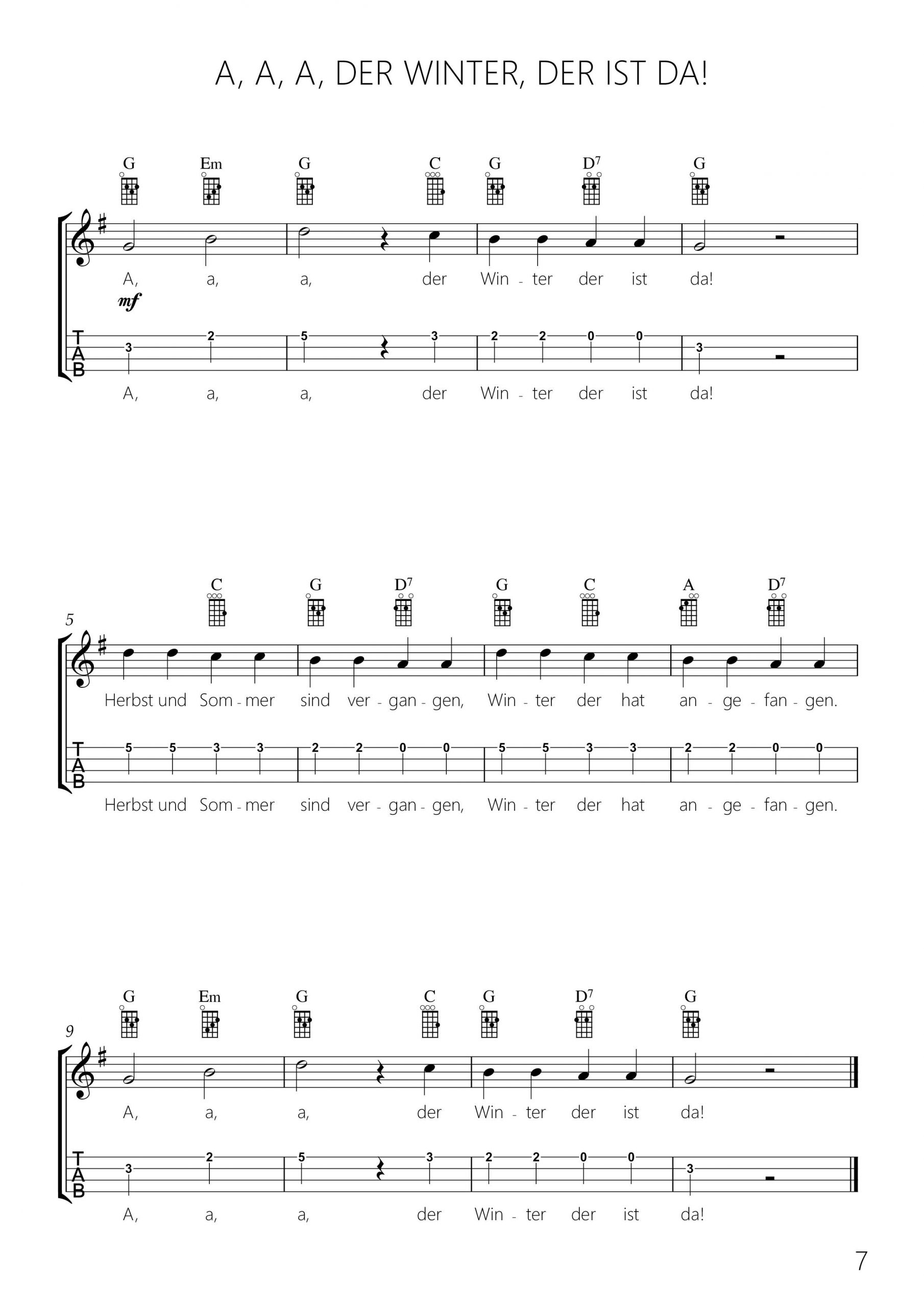 Beliebtes traditionelles Weihnachtsliedbuch für Ukulele - Imatge 6