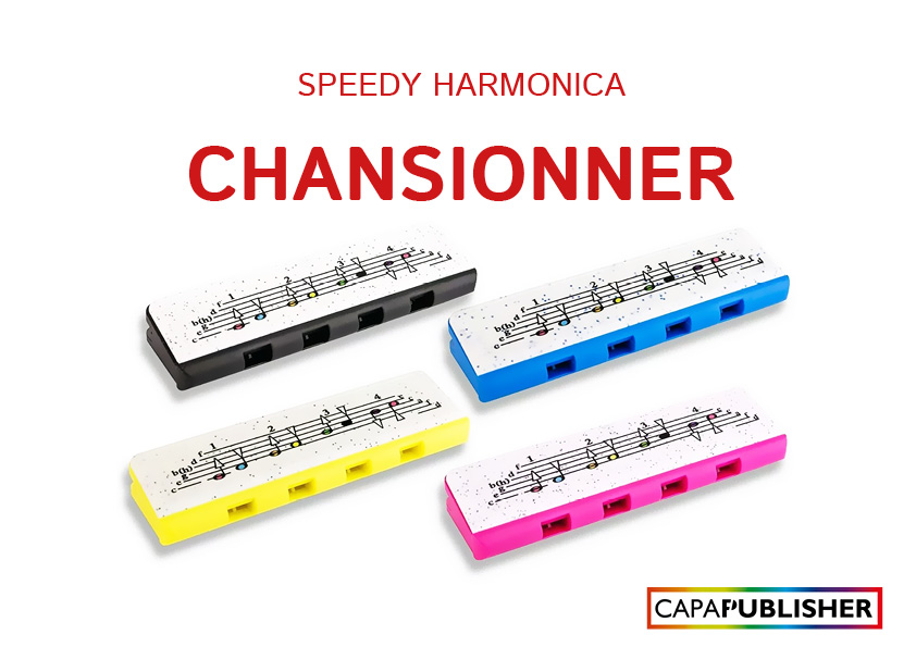 Cançoner Speedy d’harmònica amb cançons infantils franceses per a infants i principiants
