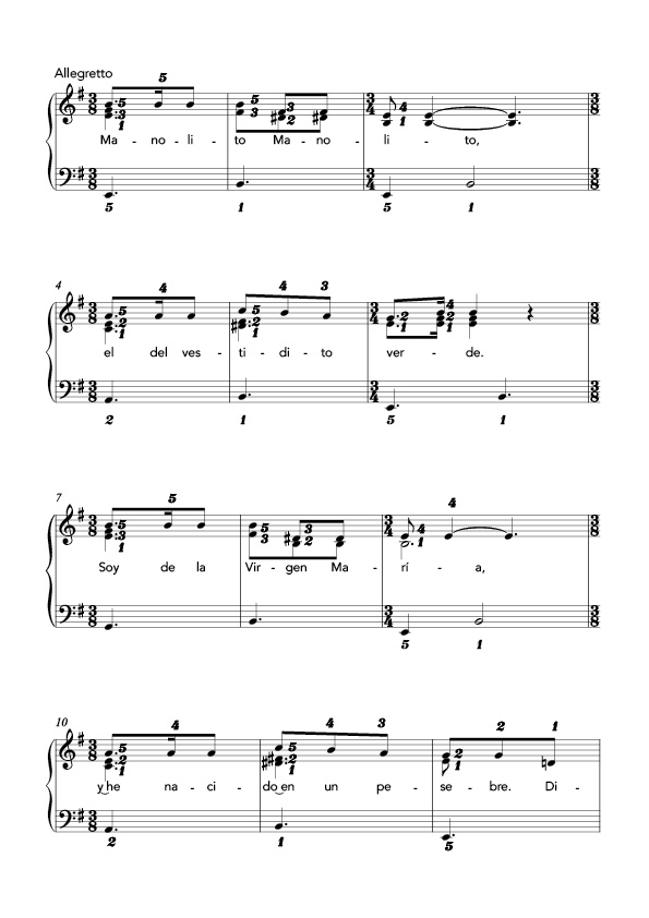 Cancionero de villancicos para piano - Imatge 5